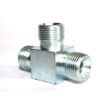 MS Tee Hydraulic Adapter Male Thread